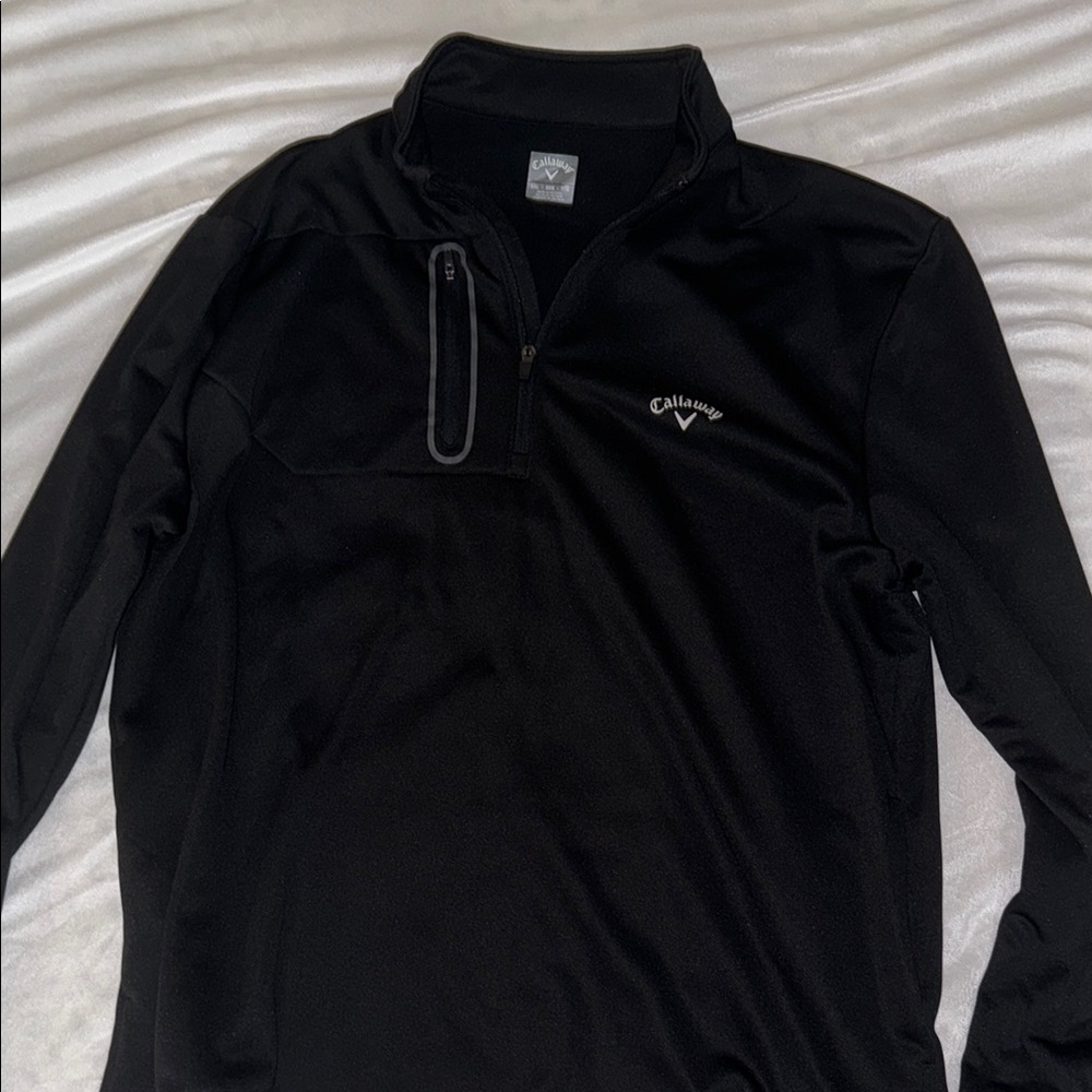 Callaway Black Quarter-Zip Pullover